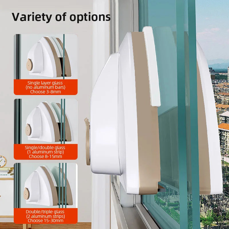 CristalMag Pro — Limpiador Magnético de Ventanas Doble Cara | Limpia por dentro y por fuera a la vez